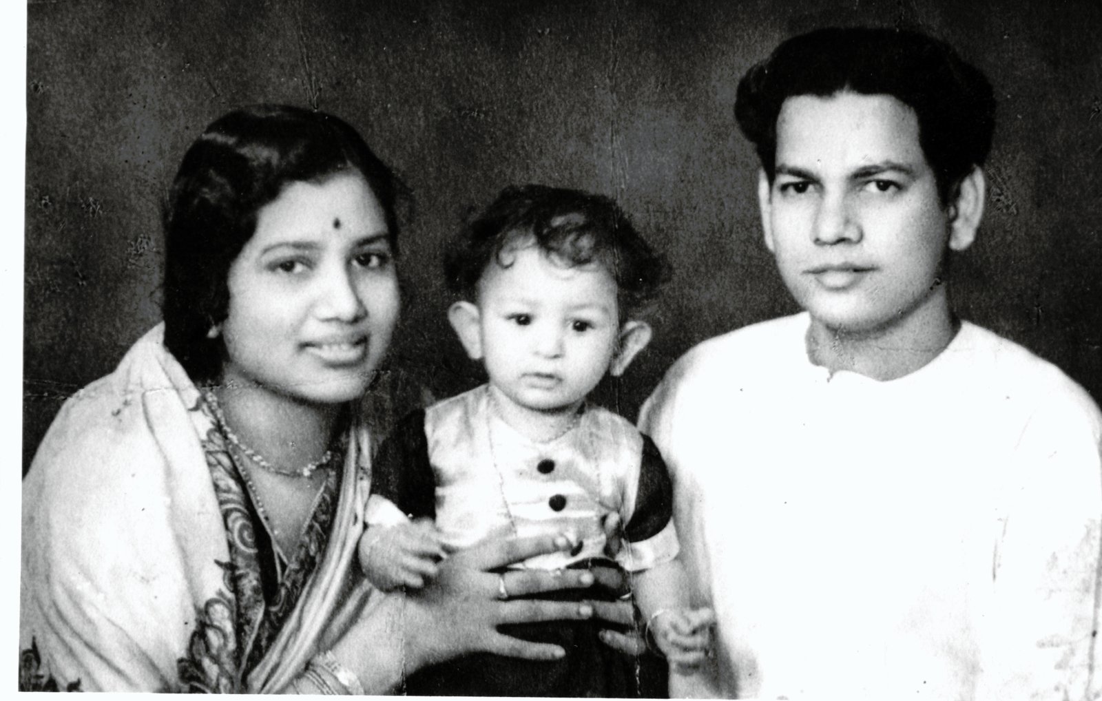 UG-wife Kusuma-daughter Bharati,1945