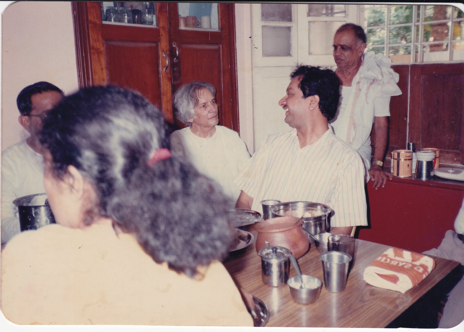 With Frank,Gita,Brahmachari in Poorna Kutee- 1992
