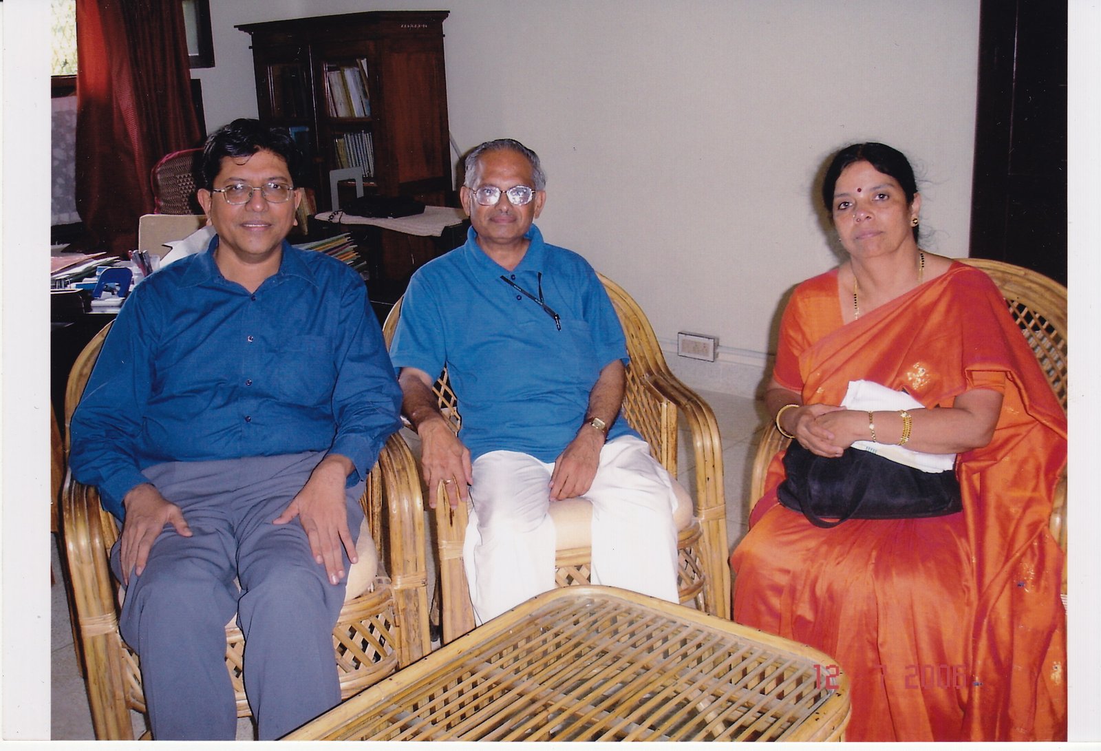 With Rajesh Dalal at Raj Ghat School, Varanasi